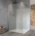 VARIO CHROME jednoczęściowa kabina prysznicowa Walk-In, montaż przy ścianie, szkło matowe, 700 mm