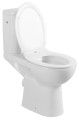 ETIUDA WC kompakt wyższy Rimless, tylny odpływ
