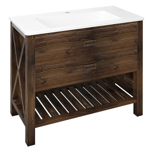 BRAND szafka umywalkowa 90,5x86x51cm, świerk bejcowany