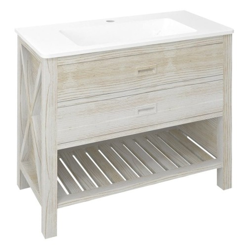 BRAND szafka umywalkowa 90,5x86x51cm, starobiała