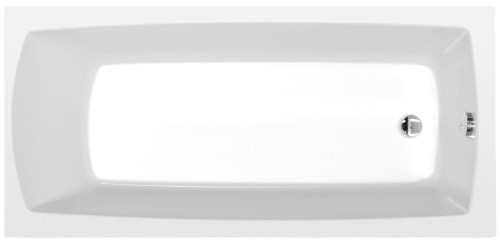 LILY wanna prostokątna 150x70x39cm, biała