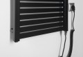 TONDI-E grzejnik elektryczny 450x970 mm, 300W, czarny mat