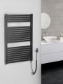 TONDI-E grzejnik elektryczny 600x970 mm, 400W, czarny mat