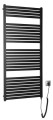 TONDI-E grzejnik elektryczny 600x1330 mm, 600W, czarny mat