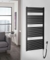 TONDI-E grzejnik elektryczny 600x1330 mm, 600W, czarny mat