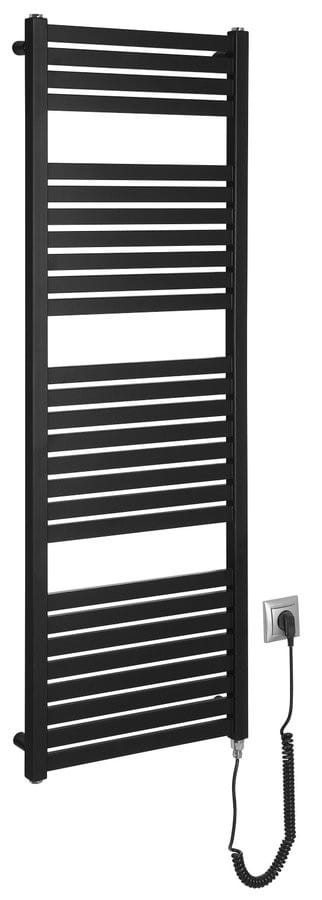 Agualine TONDI-E grzejnik elektryczny 450x1330 mm 500W - czarny mat DE476T 