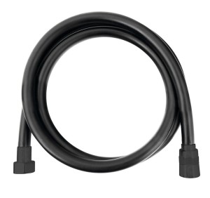 SOFTLEX wąż prysznicowy gładki 150cm czarny mat 	1208-17