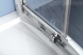 EASY LINE kabina prysznicowa półokrągła 1100x800mm, L/R, szkło czyste