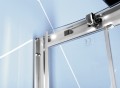 EASY LINE kabina prysznicowa półokrągła 1100x800mm, L/R, szkło czyste
