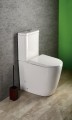 TURKU RIMLESS kompakt WC podwyższane, deska WC Soft Close, odpływ dolny/tylny