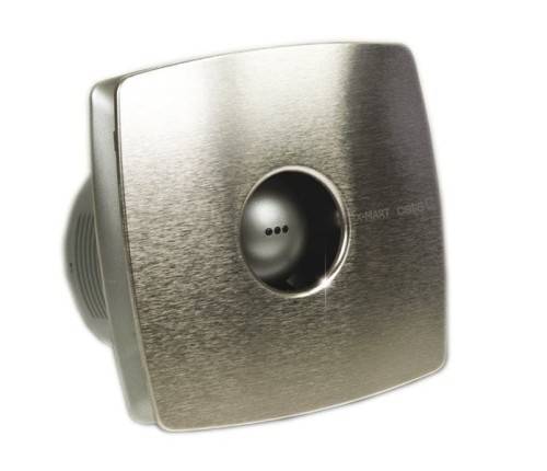 X - MART 12H wentylator łazienkowy z automatem, 20W, wylot 120mm, st. nierdzewna