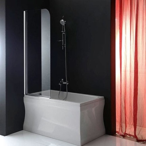 ONE parawan wannowy 650 mm, szkło czyste