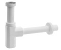 SPY syfon umywalkowy 1'1/4, odpływ 32 mm, biały mat