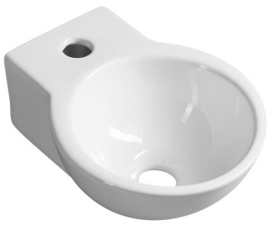 GINETA umywalka ceramiczna 26x12x32cm
