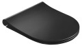 AVVA deska WC slim Soft Close, czarny mat