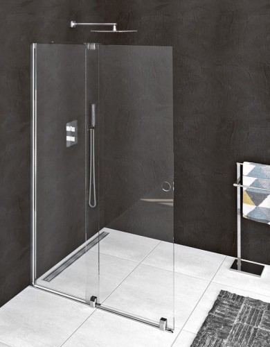 MODULAR SHOWER ścianka z wysuwanym panelem 1400 mm