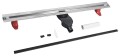 SLIM SPRING BLACK odpływ liniowy z rusztem 250-1200mm, stal nierdzewna