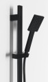 Zestaw prysznicowy, przesuwny uchwyt 700mm, czarny mat