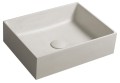 FORMIGO umywalka betonowa, 47,5x14x36,5 cm, piaskowy