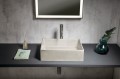 FORMIGO umywalka betonowa, 47,5x14x36,5 cm, piaskowy