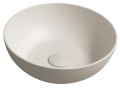 FORMIGO umywalka betonowa, średnica 39 cm, piaskowy