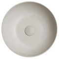 FORMIGO umywalka betonowa, średnica 39 cm, piaskowy
