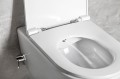 INFINITY WC wiszące Rimless, z dyszą bidetową i zaworem, 36,5x53 cm, biały