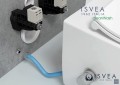 INFINITY WC wiszące Rimless, z dyszą bidetową i zaworem, 36,5x53 cm, biały