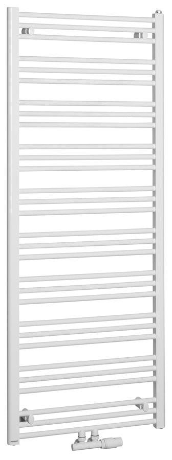 Bruckner ALBRECHT grzejnik łazienkowy 600x1570 mm 765W podłączenie centralne biały - 600.118.4