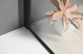 MODULAR SHOWER BLACK ścianka walk-in, motaż przy ścianie, 1100 mm