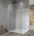 VARIO WHITE jednoczęściowa kabina przysznicowa Walk-In, montaż przy ścianie, szkło matowe, 1200 mm