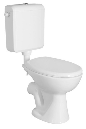 Kompakt WC ze spłuczką oraz mechanizmem spłukującym, tylny odpływ