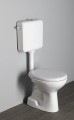 Kompakt WC, mechanizm spłukujący, dolny odpływ