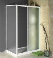 AMADEO kabina prysznicowa 1100x800mm wariant L/P, szkło Brick
