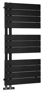 Aqualine MILI grzejnik łazienkowy 450x934 mm 381 W czarny mat - DC606T