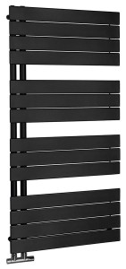 Aqualine MILI grzejnik łazienkowy 600x1222 mm 632 W czarny mat - DC626T