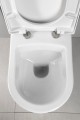 NERA WC wiszące ze stelażem podtynkowym i przyciskiem Schwab, biały