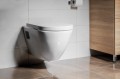 NERA WC wiszące ze stelażem podtynkowym i przyciskiem Schwab, biały