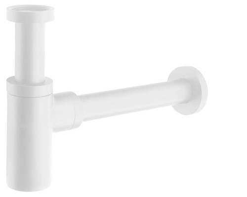 Syfon umywalkowy 5/4", odpływ 32 mm, biały mat