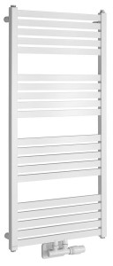 Bruckner GRUNT grzejnik łazienkowy 500x1050 mm 465W podłaczenie środkowe biały - 600.121.4