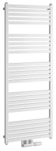 Bruckner GRUNT grzejnik łazienkowy 500x1330 mm 611W podłączenie środkowe biały - 600.122.4