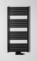 GRUNT grzejnik łazienkowy 500x1050 mm, podłączenie środkowe, czarny mat