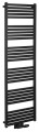 GRUNT grzejnik łazienkowy 500x1610 mm, podłączenie środkowe, czarny mat