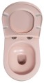 INFINITY miska WC wisząca, Rimless, 36,5x53cm, salmon