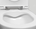 INFINITY miska WC wisząca, Rimless, 36,5x53cm, biały mat