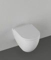 INFINITY miska WC wisząca, Rimless, 36,5x53cm, biały mat