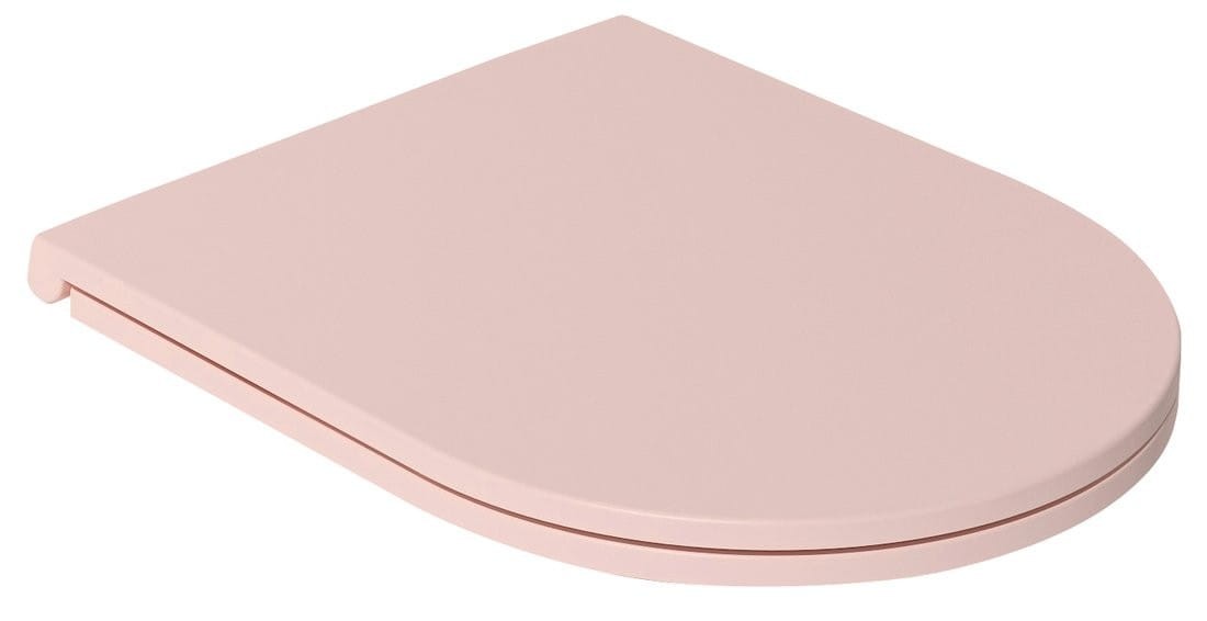 INFINITY Deska WC SLIM, Easy Take, Soft Close, Salmon