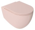 INFINITY Deska WC SLIM, Easy Take, Soft Close, Salmon