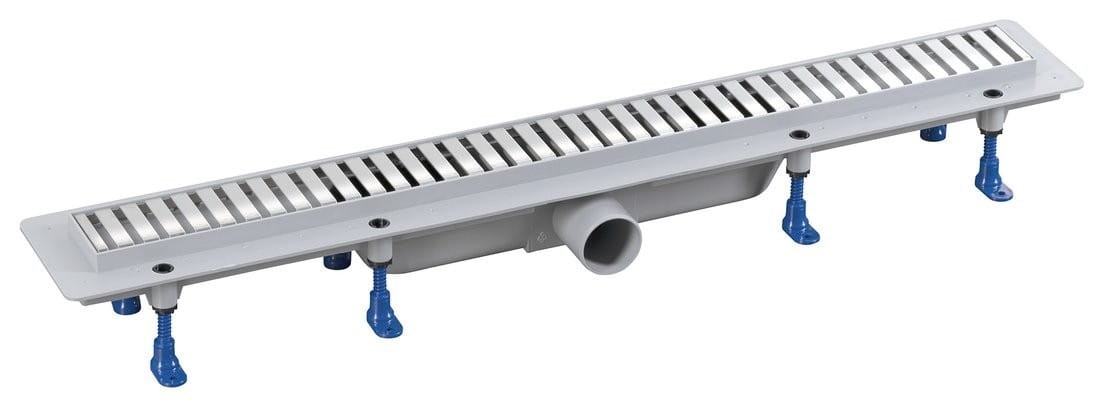 Bruckner Odpływ liniowy  stal nierdzewna , DN50, 810x122x65 mm - 700.158.2