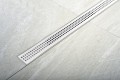 INDY odpływ liniowy z rusztem ze stali nierdzewnej, superflow, DN50, 810x122x65 mm